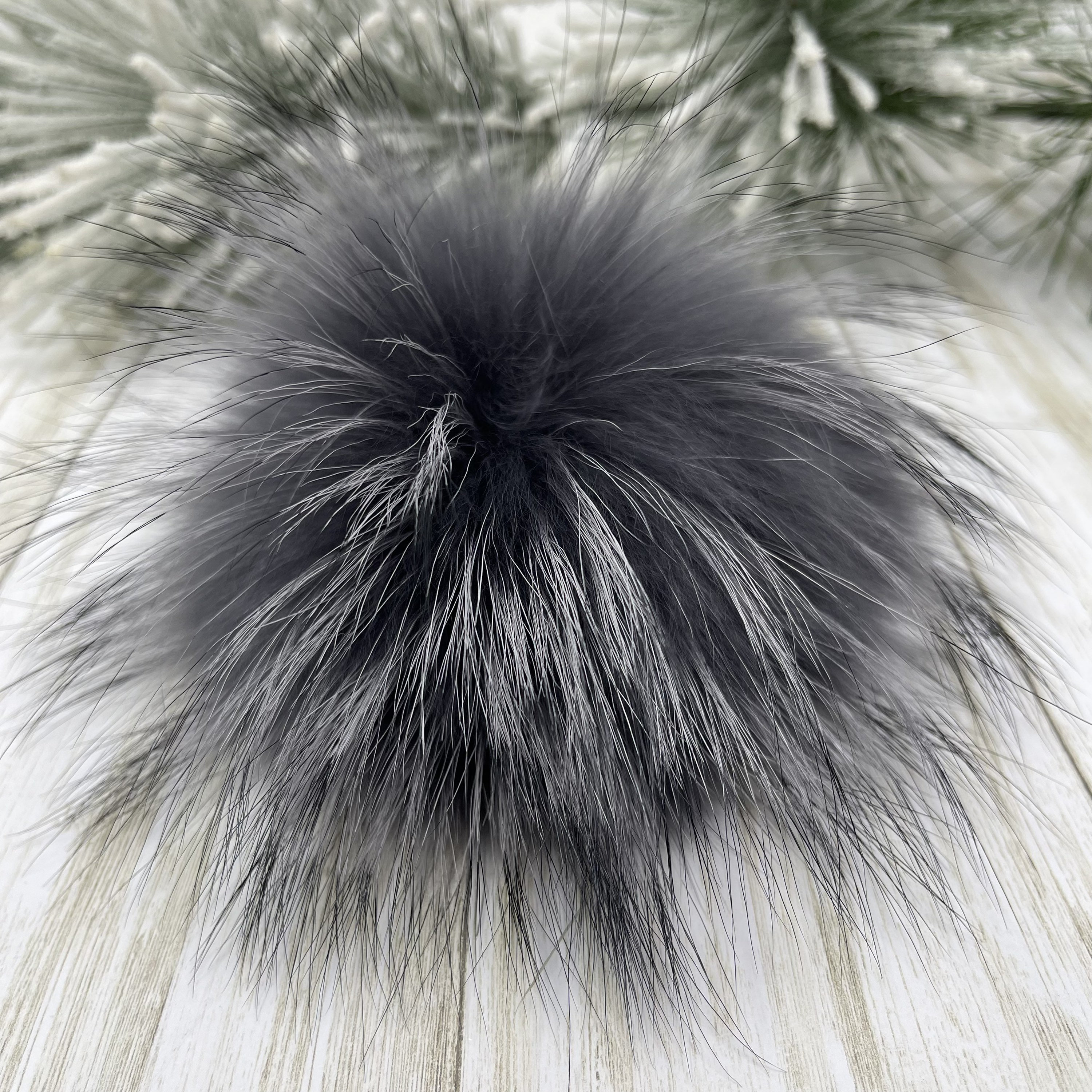 Gray Hat Pom Pom - Etsy display picture 1