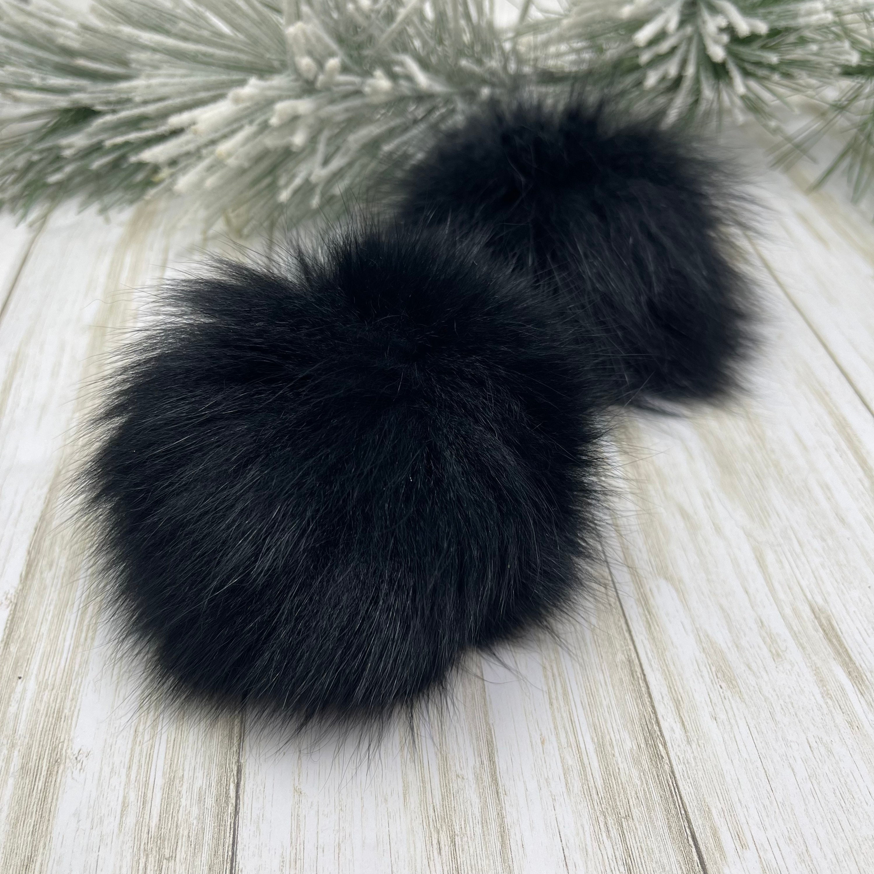 Eovea Shaggy Faux Fur Fabric by the Yard Black 36 X 60 Inches Soft&fluffy  Craft Fabric DIY Craft Supply, Hobby, Costume, Decoration 