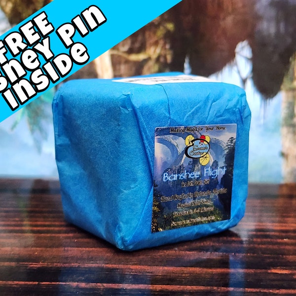 Disney Bath Bomb | Banshee Flight | Flight of Passage Inspired | FREE Official Trading Pin Inside Every Bath Bomb