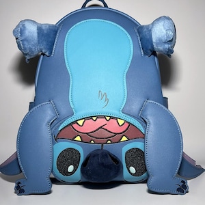 Loungefly Upside Down Stitch Mini Backpack, Lilo and Stitch
