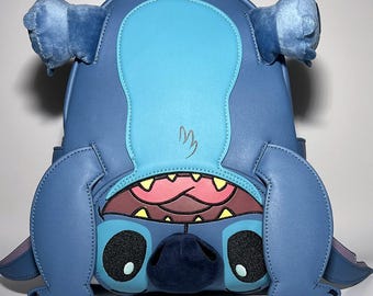 Loungefly Upside Down Stitch Mini Backpack, Lilo and Stitch