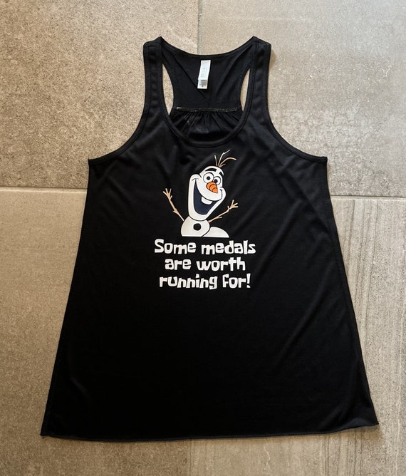 Olaf RunDisney Shirt, Frozen Running T, Disney 5K 10K Half Marathon
