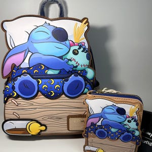 Loungefly Lilo and Stitch Mini Backpack - Etsy display picture 3