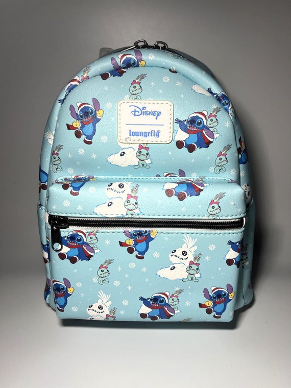 Loungefly Disney Lilo and Stitch Snow Day Snowman Mini  display picture 1