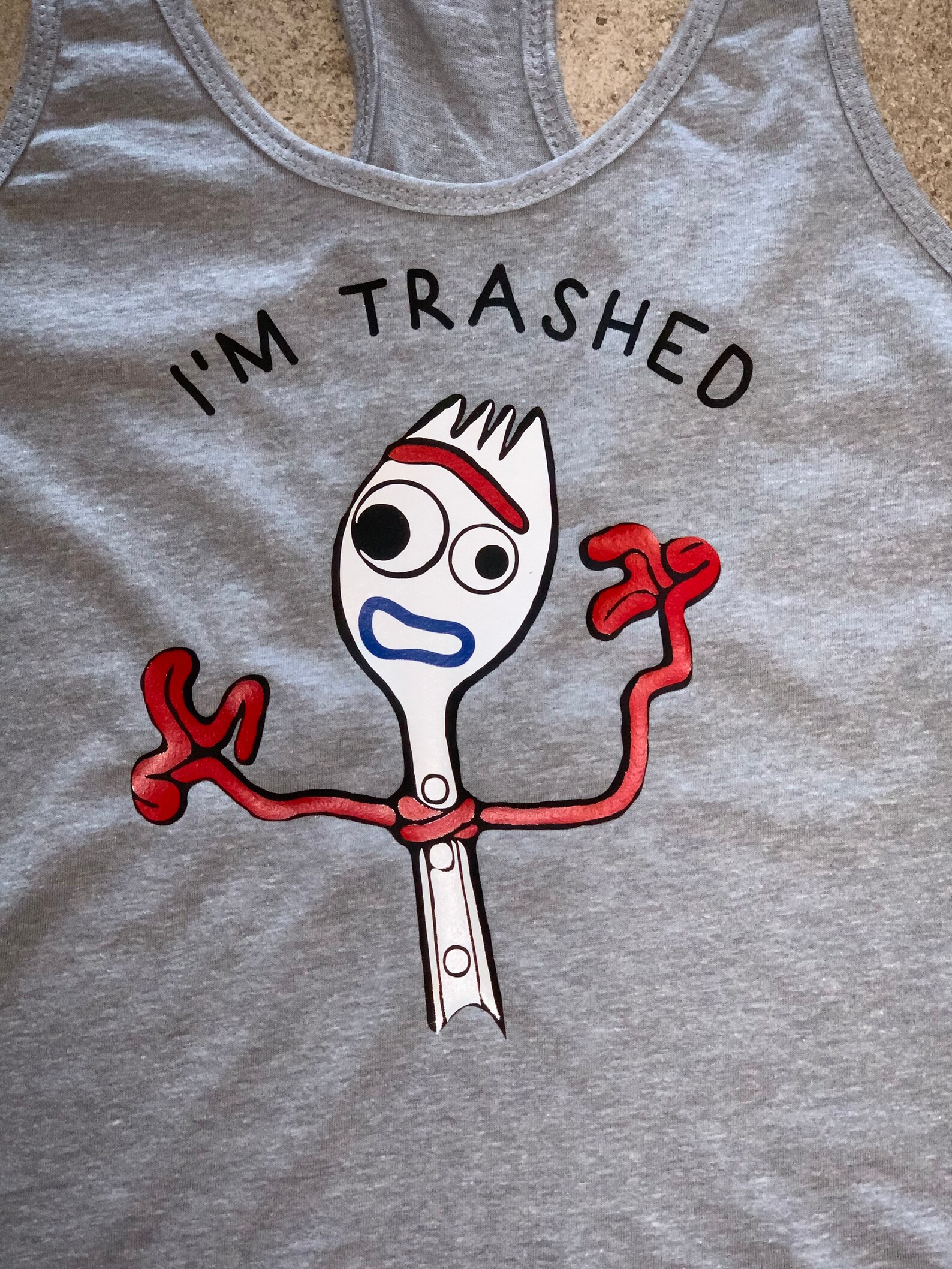 im trashed forky