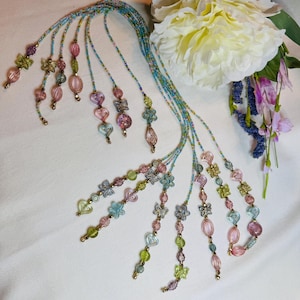 Beaded Bookmark Charm – Unique Handmade Book Lover Gift