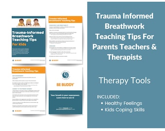 Trauma Informed Breathwork Teaching Guide: Calming Strategies, Emotional Regulation (PDF Download)