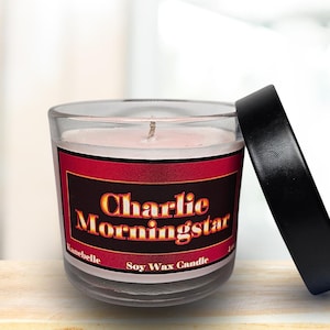 Charlie Morningstar: Hazbin Hotel Inspired 4-6 OZ Candle [Berry, Rose, Oud]