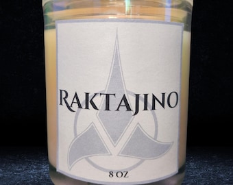 Raktajino: Star Trek Inspired 8 OZ Candle  [Spiced Caramel Coffee]