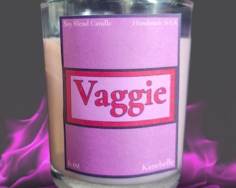 Vaggie: Hazbin Hotel Inspired 4-6 OZ Candle [Berry, Apple, Cyclamen]