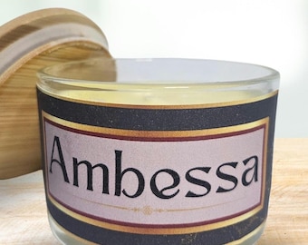 Ambessa: Arcane Inspired 4-6 OZ Candle  [Orange Bourbon]