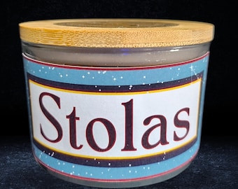 Stolas: Helluva Boss Inspired 4-6 OZ Candle [Lavender, Tobacco, Vanilla]
