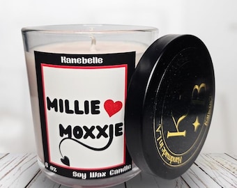 Millie x Moxxie: Helluva Boss  Inspired 4-10 OZ Candle [Spiced Peach]