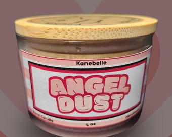 Angel: Hazbin Hotel Inspired 4-6 OZ Candle  [Plum, Raspberry, Sandalwood]