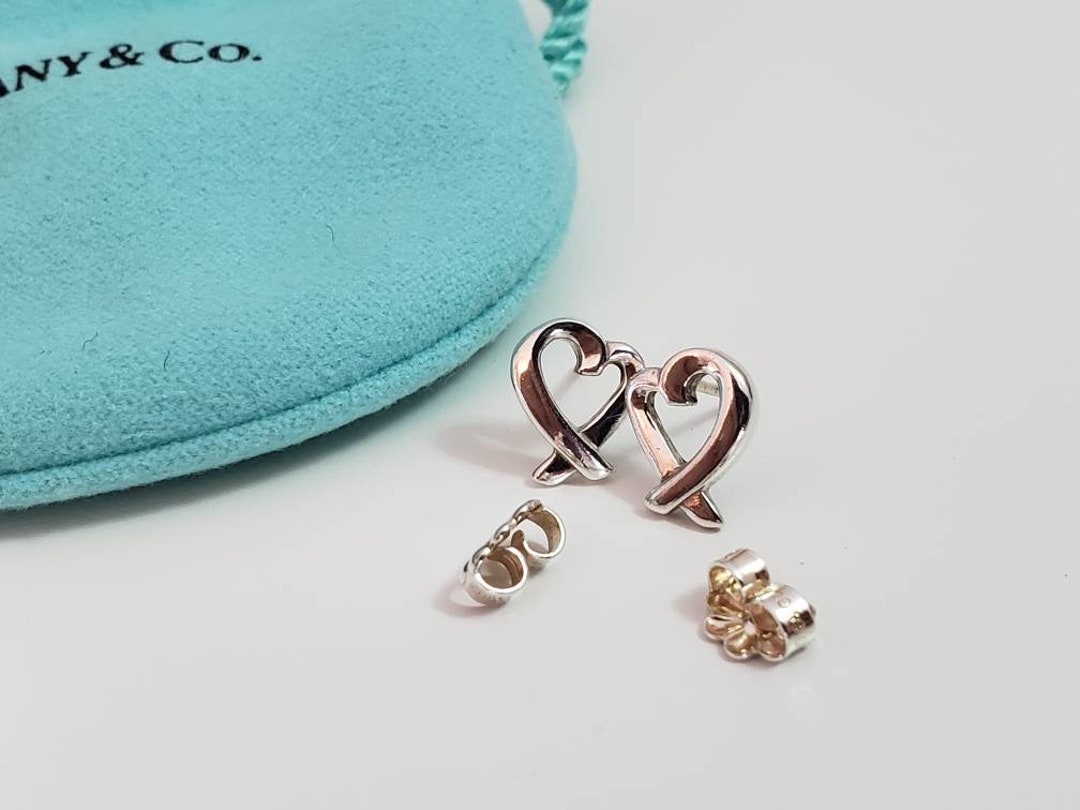 Paloma picasso loving heart earrings Outlet