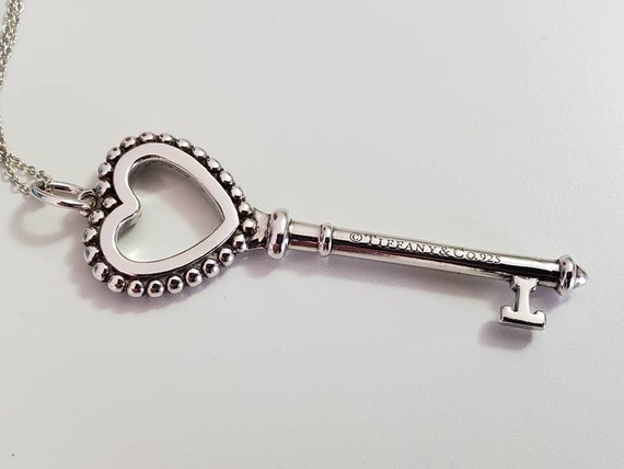 Beaded Heart Key 