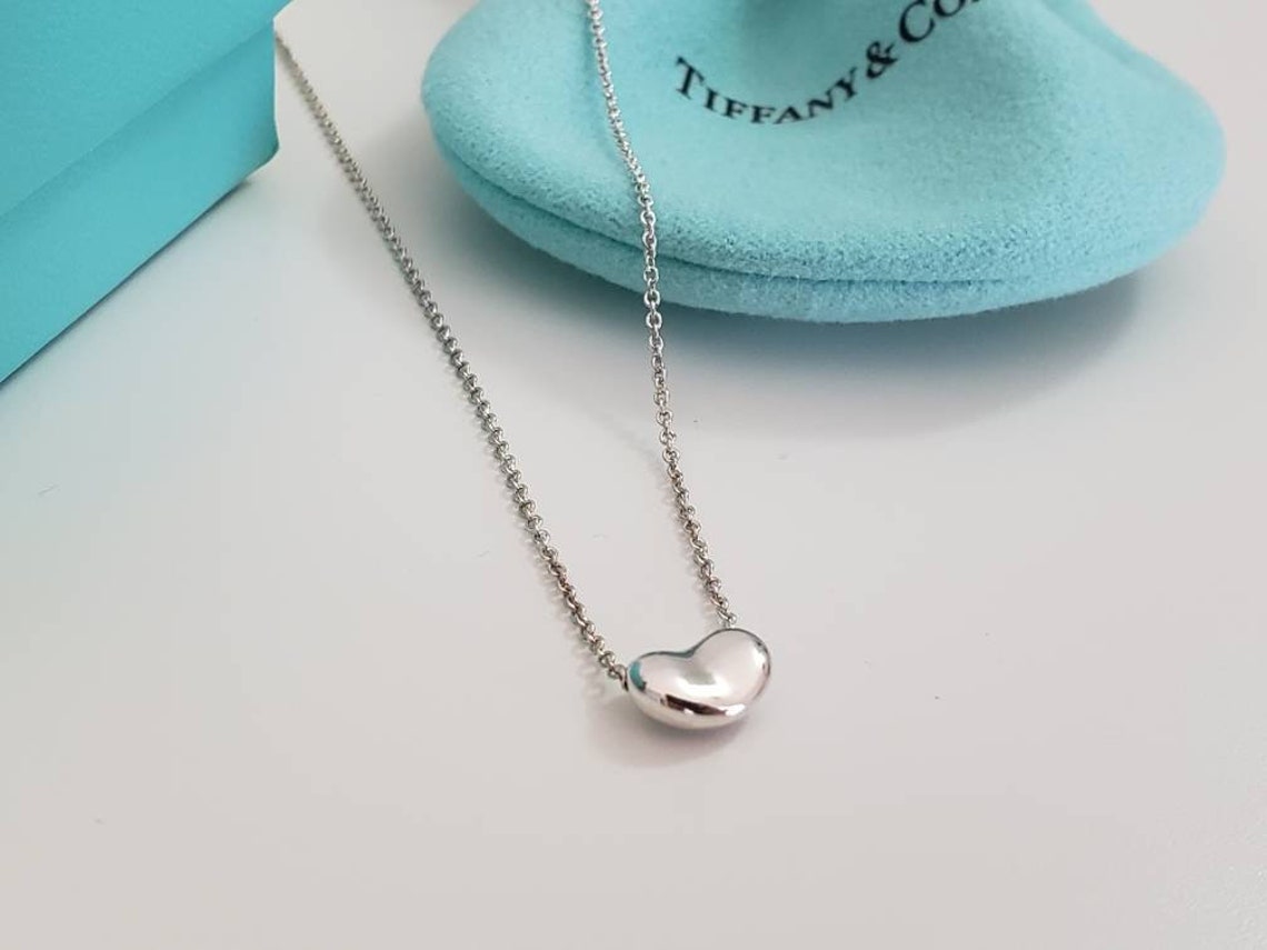 Tiffany jade bean necklace Clearance