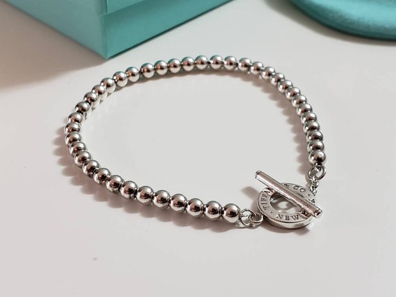 Tiffany toggle bead bracelet discount