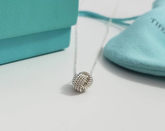 Tiffany \u0026 Co Twist Knot Necklace - Etsy 