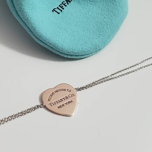 Shop Tiffany & Co RETURN TO TIFFANY Heart Blended Fabrics Logo