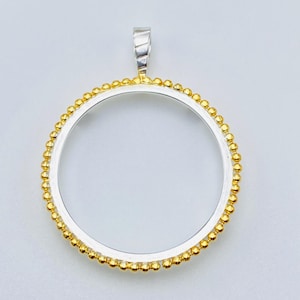 925 Sterling Silver Round Pendant setting prong jewelry Making Tools Coin Connector Blank Trays Pendant Nickel Free Bezel Coin Connector