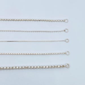 Sterlingzilveren ronde kabelketting: DIY-hangerketting