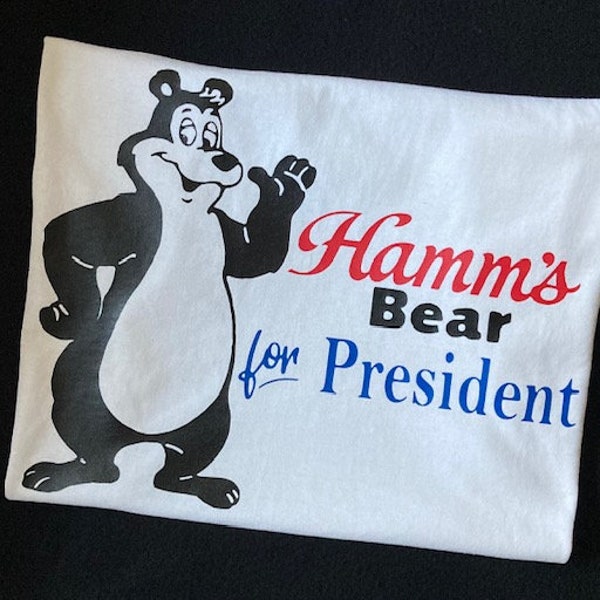 Hamms Beer Bear For President T-Shirt