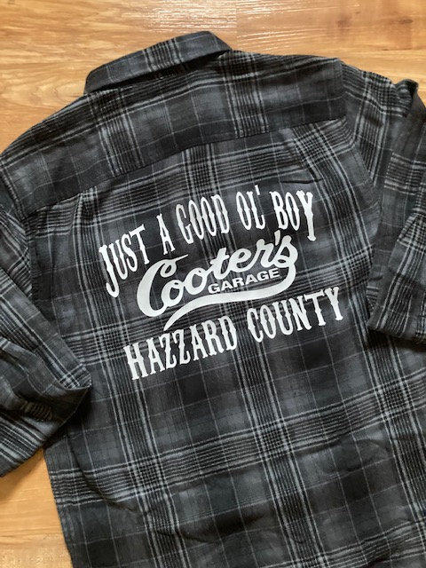 Just A Good Old Boy Cooter's Garage - Chemise en flanelle Duke of Hazzard de Hazzard County