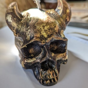 Devil Skull Candle