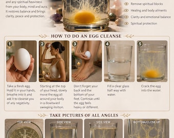 Egg Cleanse Reading/Limpia de Huevo