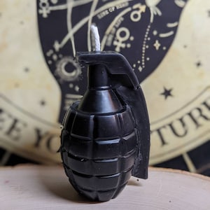 Block Buster Grenade Candle