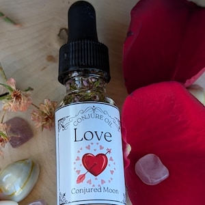Love Ritual Oil: Rose & Cinnamon Infusion - Brujeria Witchcraft Conjure
