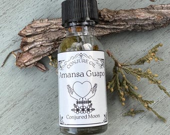 Amansa Guapo Ritual Oil: Teakwood Scented Love Conjure