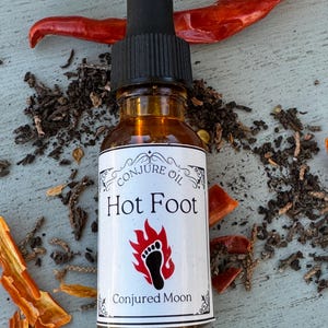 Hot Foot Spiritual Ritual Oil/ Conjure/Brujeria/Witchcraft/Hoodoo/