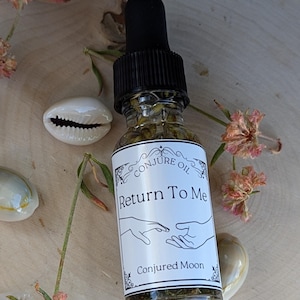 Return To Me Spiritual Ritual Oil/Come back oil/Brujeria/Rootwork/Conjure/Withcraft