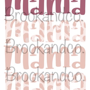 CHEETAH PINK MAMA png, mama digital download, cheetah digital, sublimation download