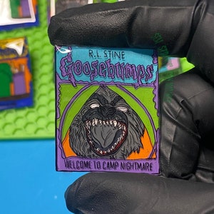 Goosebumps Welcome to Camp Nightmare Pin, Handmade to Order