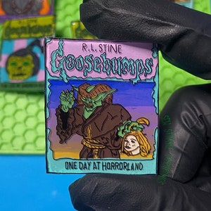 Goosebumps One Day At Horrorland Pin, Handmade to Order