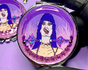 Frankenhooker Taschenspiegel, Handgemachter Horror Kunst Spiegel