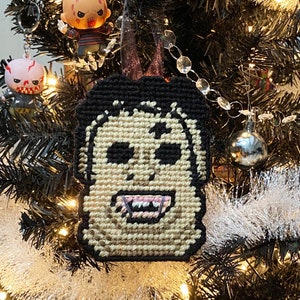 Leatherface Ornament, Handmade to Order Texas Chainsaw Massacre Inspired Horror Tree Decor
