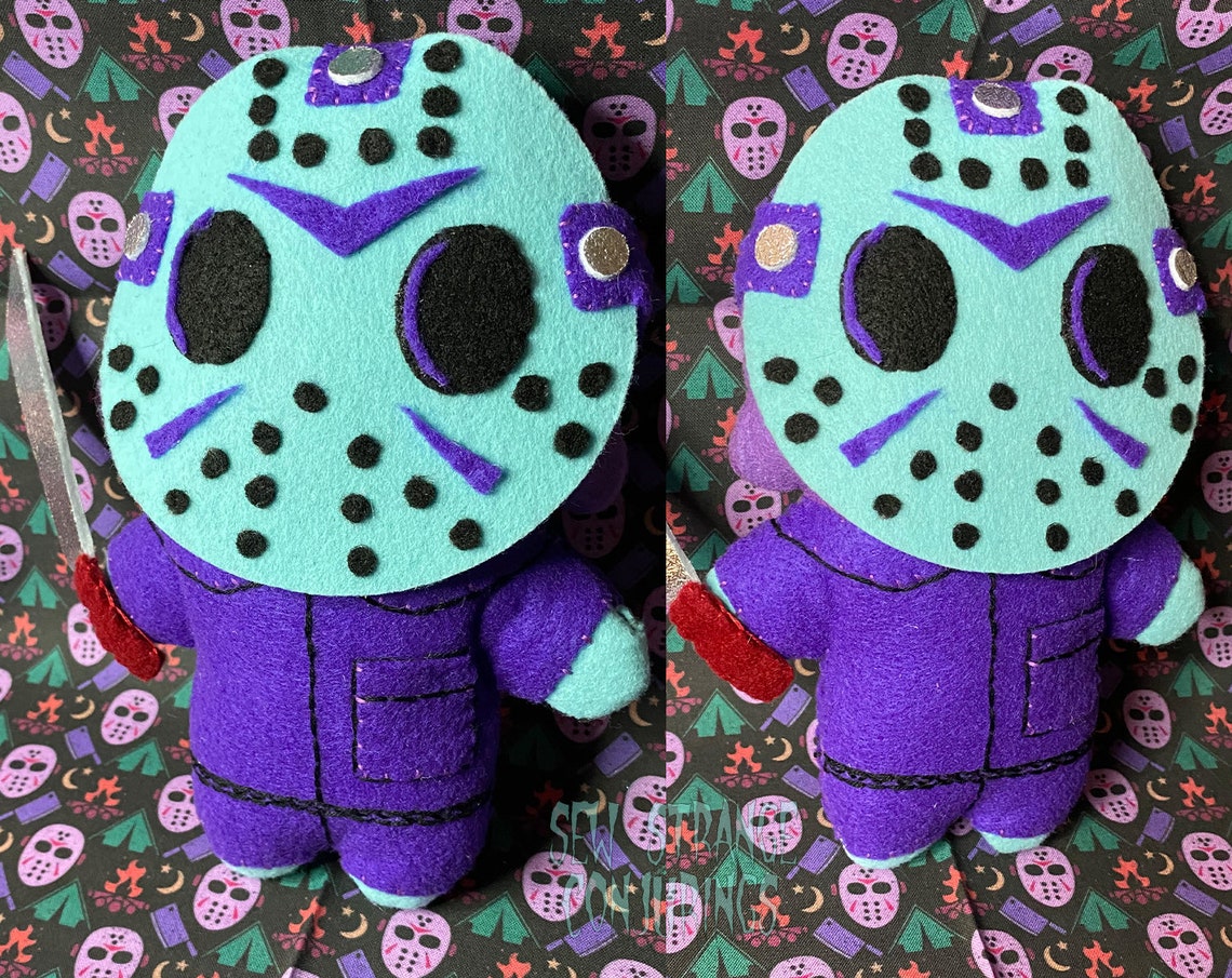 Jason Felt Doll 8Bit Colors Made to Order Friday the 13th Etsy France