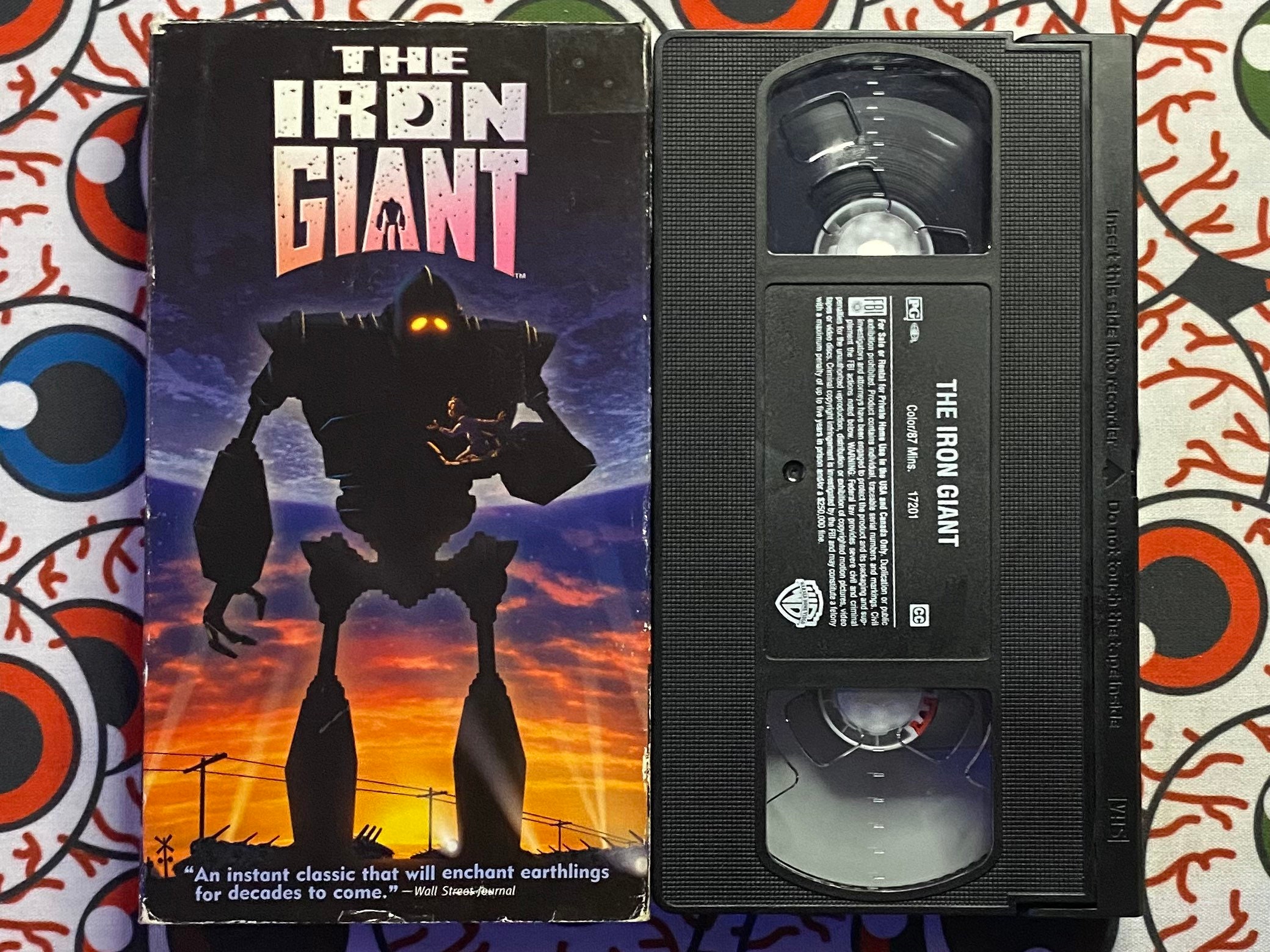 The Iron Giant 1999 VHS Tape Family Adventure Video Etsy