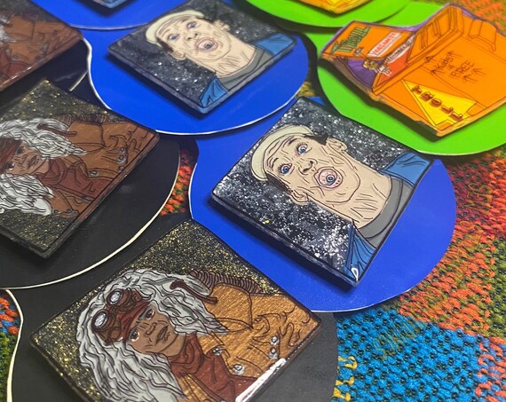 Ernest Scared Stupid Inspired Pins Jim Varney Eartha Kitt - Etsy