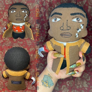 Candyman Felt Doll, Handmade to Order Horror Plushie