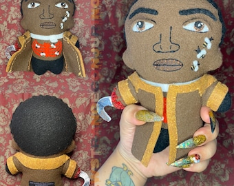 Candyman Felt Doll, Handmade to Order Horror Plushie