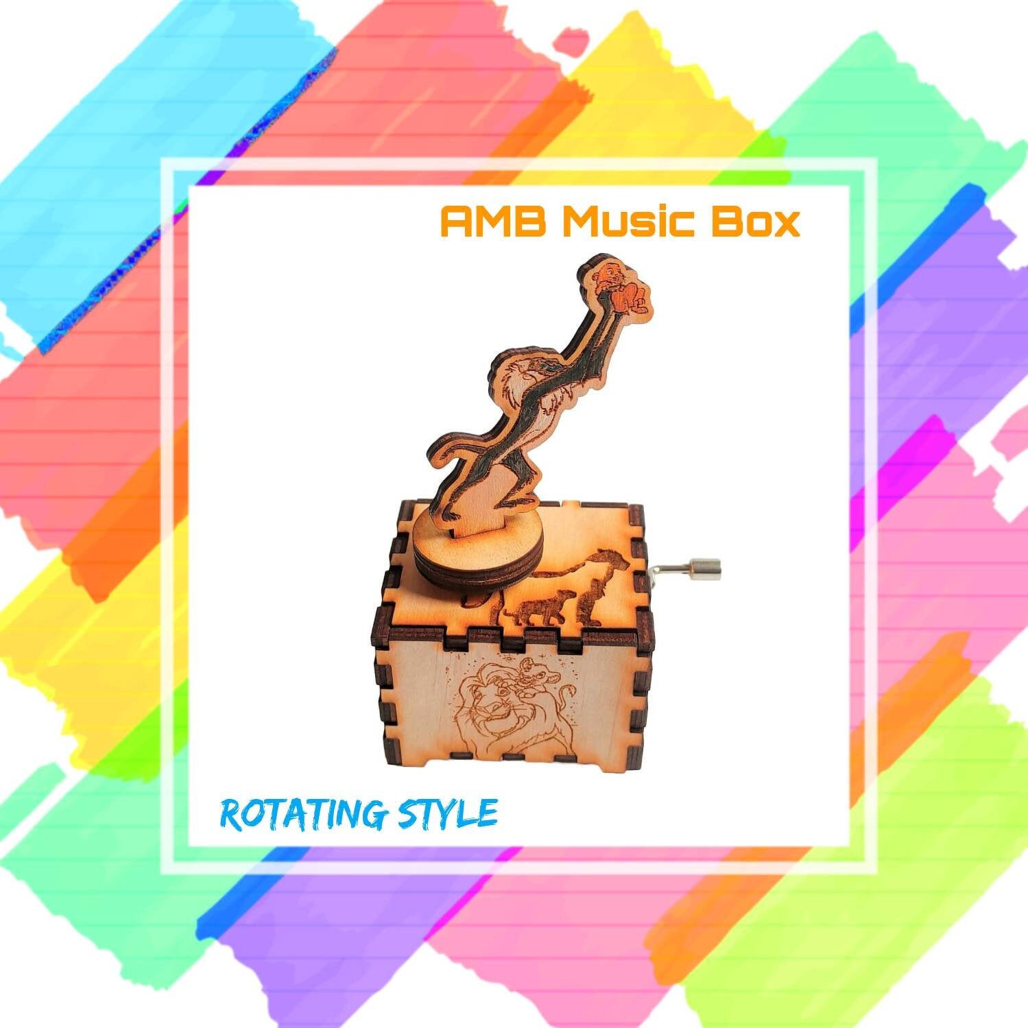 Art & Collectibles Music Boxes Custom Personalize Engraved Wooden