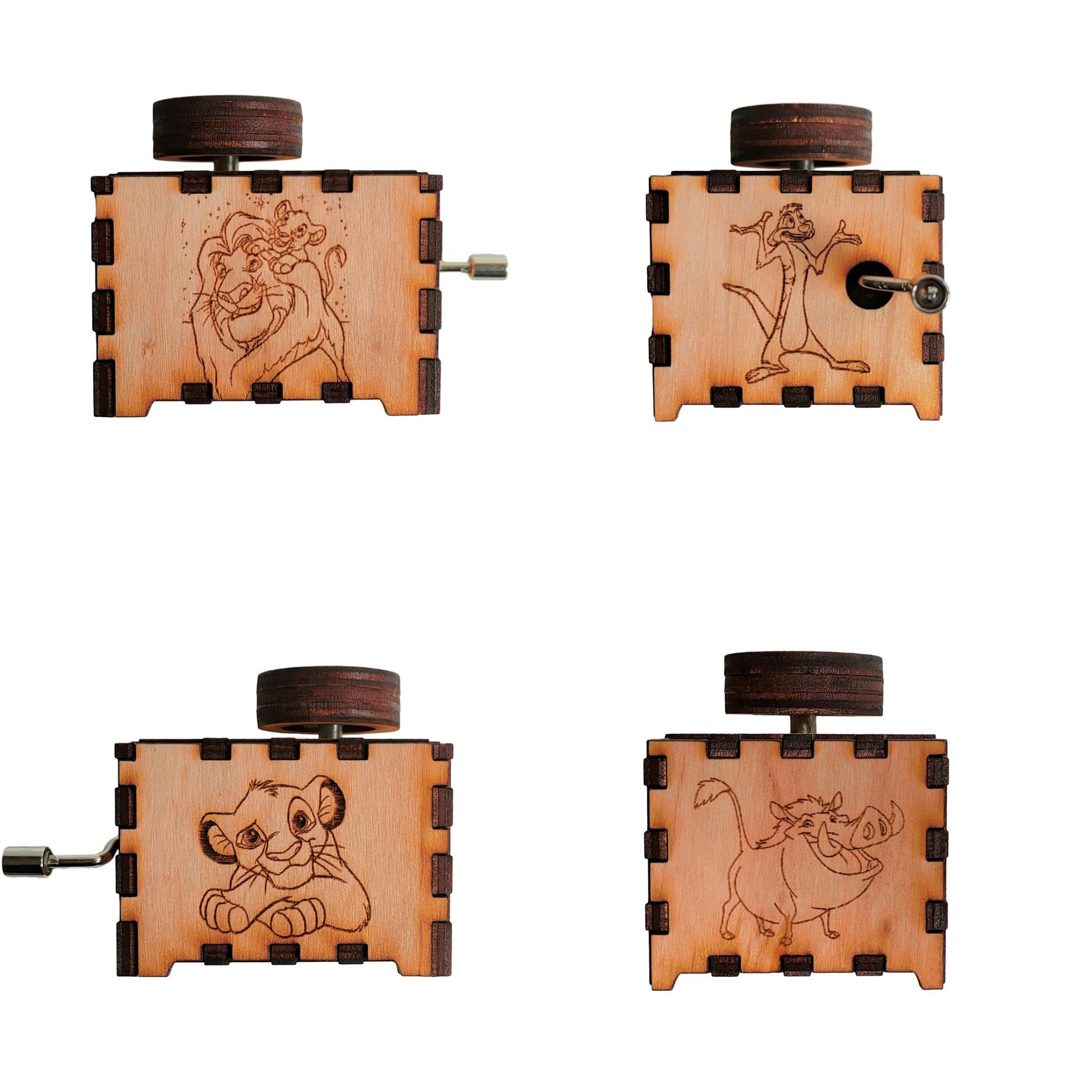 Rotating Lion King Music Box / Colorful / Hand Crank / Etsy UK