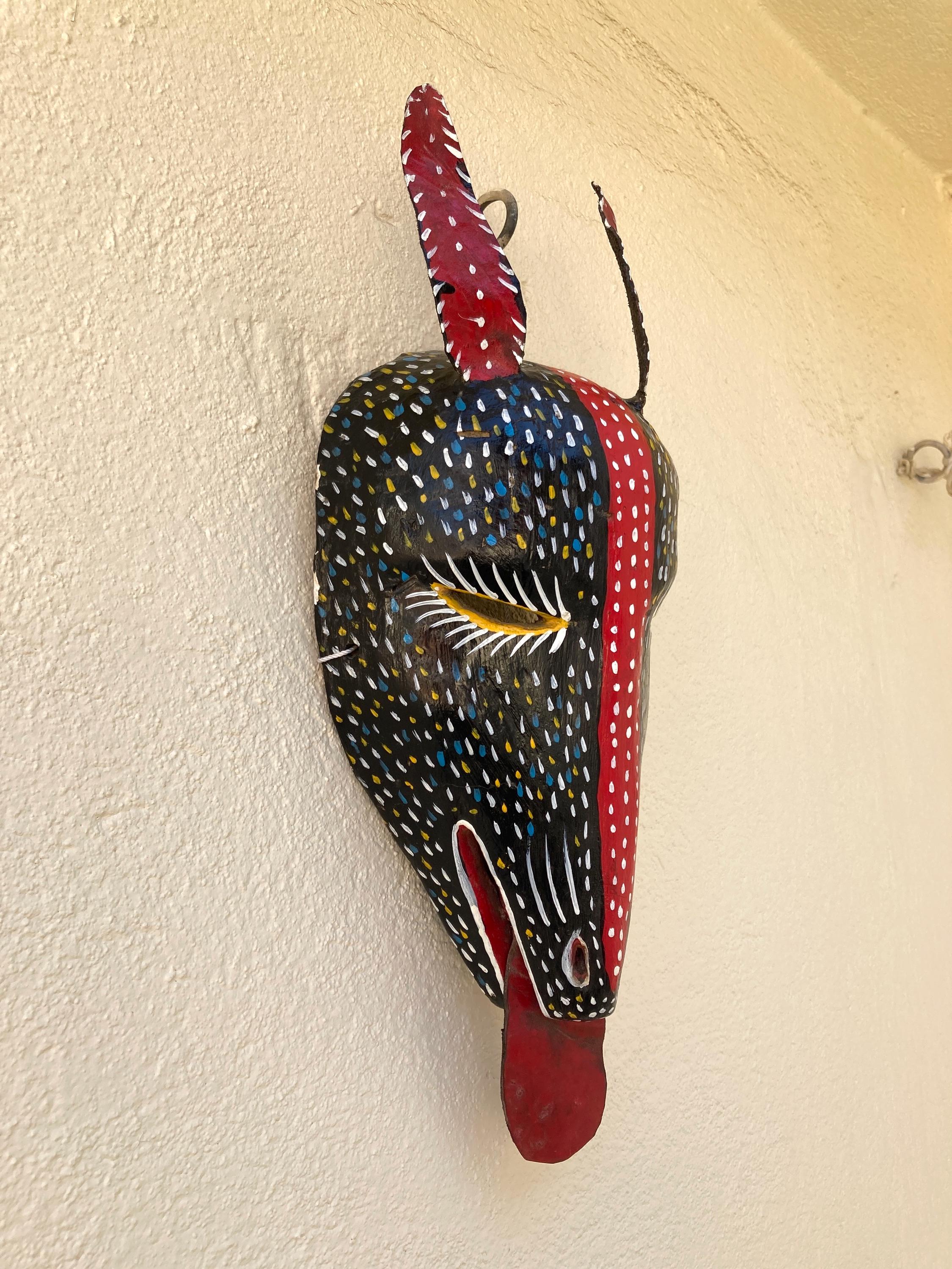 メキシコ 木彫りのマスク　木彫 彫刻 仮面 アート 芸美術 古道具 アンティーク メキシコ 木彫りのマスク 木彫 彫刻 仮面 アート 芸美術 古道具