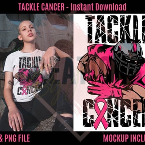 Tackle  cancer svg and png