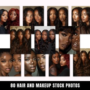 May include: A collage of 12 images featuring women with different hairstyles and makeup looks. The images are arranged in a grid pattern and showcase a variety of hair colours, lengths, and styles, as well as various makeup looks.